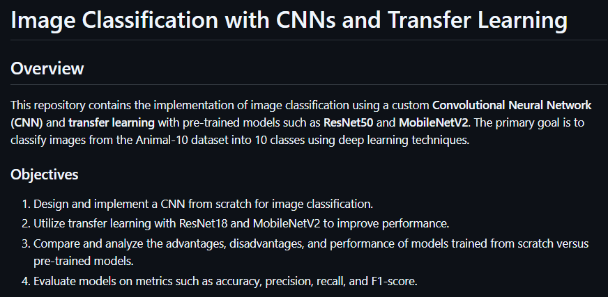 Machine Learning Projects – Sentiment Analysis & Image Classification